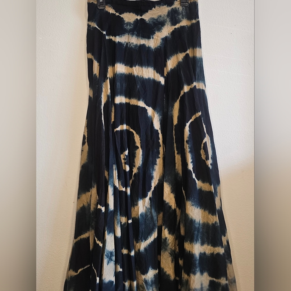 LIZA Z Black Taupe Tie Dye Adj. Skirt-OS-New